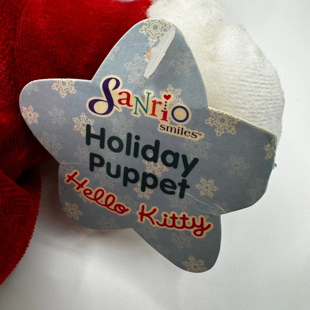 Vintage 1999 Hello Kitty Holiday Puppet Christmas Plush Sanrio Collectible - Picture 5 of 9